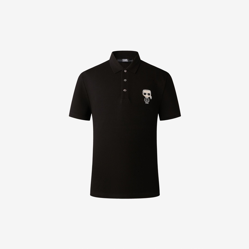 Áo Thun POLO Ngắn Tay In Chữ Karl Lagerfeld Thời Trang Cho Nam 211N1711