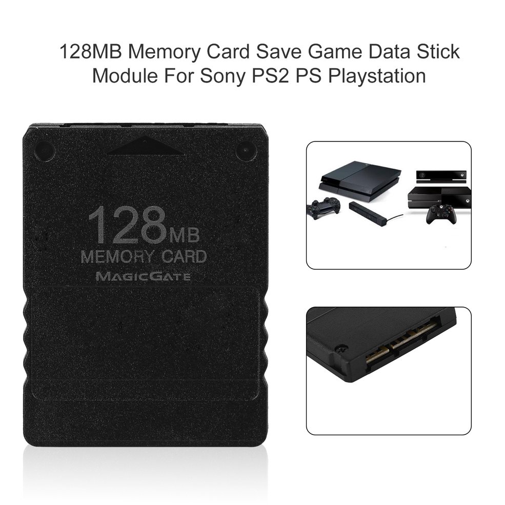 COD】128MB Memory Card Save Game Data Stick Module for Sony for PS2 for Playstation