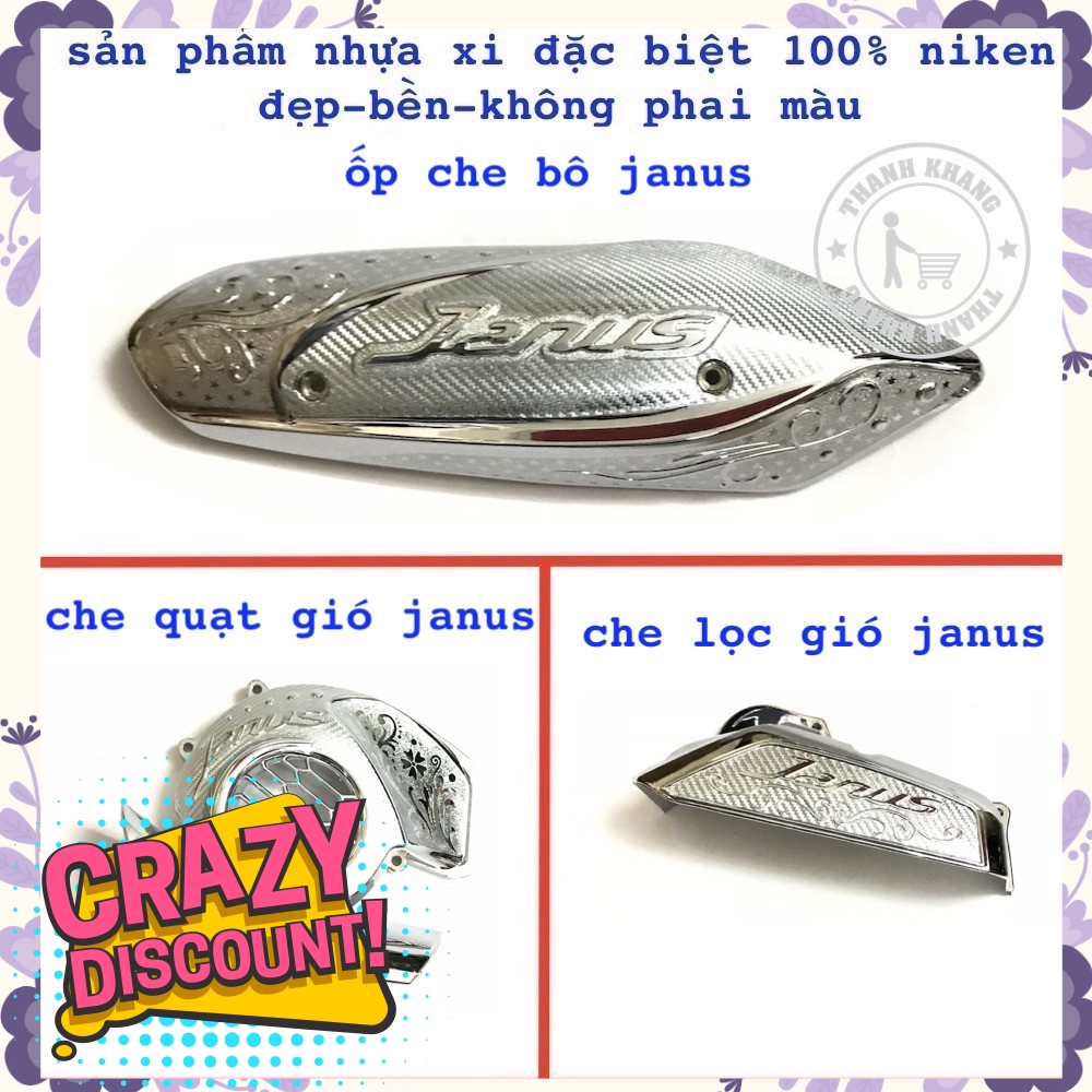 Combo Che bô,che lọc gió,che quạt gió Janus nhựa xi 100% niken đẹp,bền thanh khang  006001153  006001154  006001155