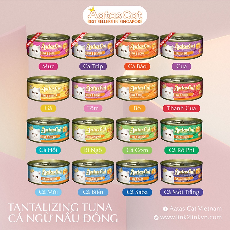 Pate Aatas Cat cho mèo mọi lứa tuổi