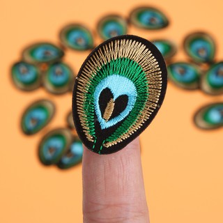 Set 20 miếng thêu vá đồ hình mắt chim công thời trang đẹp mắt