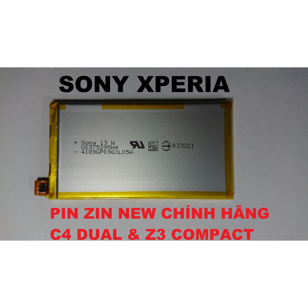 PIN ZIN NEW CHÍNH HÃNG C4 DUAL &amp; Z3 COMPACT -E5333 &amp; D5803