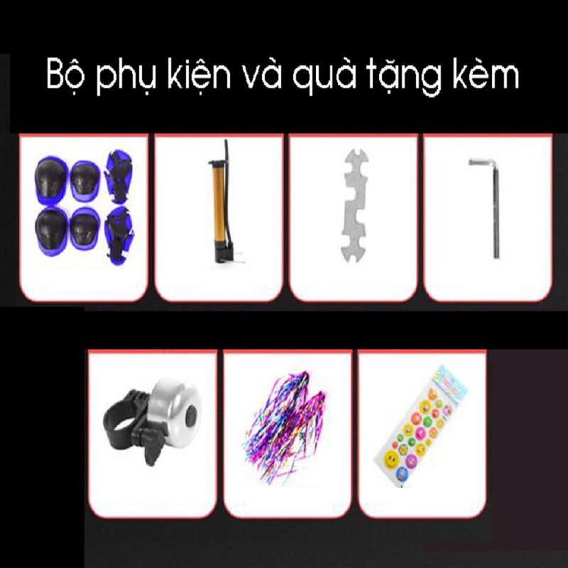 Xe đạp trẻ em 12inch [FREE SHIP]có thể gấp gọn, [Sale] xe đạp cho bé