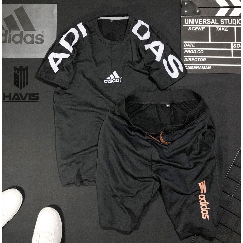 Set đồ bộ thể thao nam hoạ tiết in vai thời trang Hàn Quốc cao cấp SDB040 | BigBuy360 - bigbuy360.vn