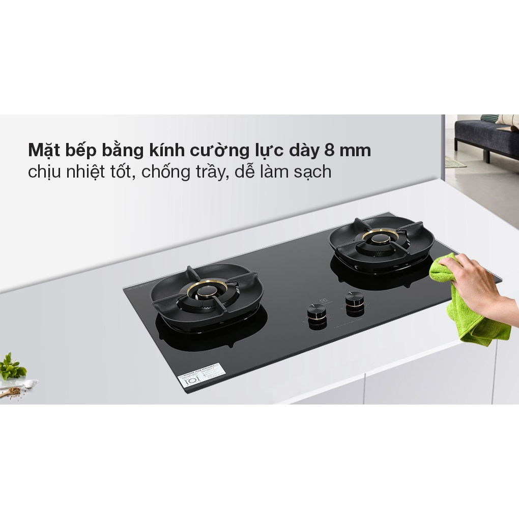 Bếp ga âm Electrolux EHG8250BC - EHG8251BC-Chính hãng trưng bày+Tặng dây gas-bếp tốt tiết kiệm gas