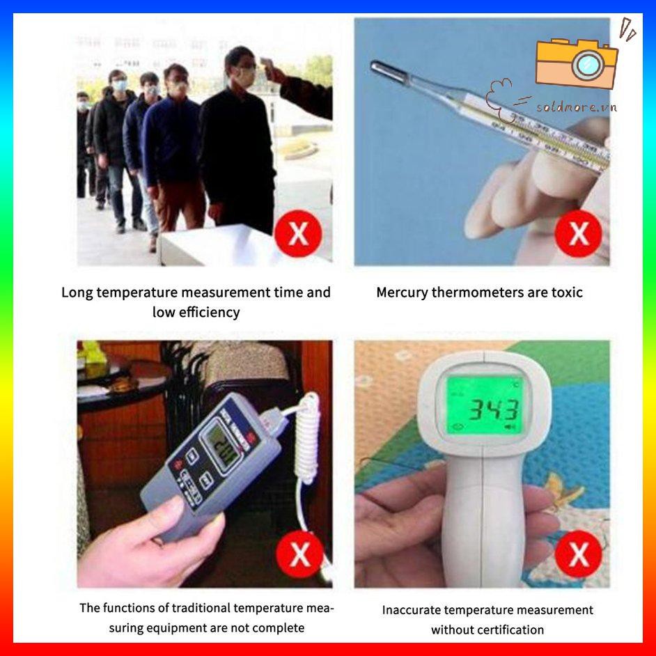 [SOE]  K3 Non-contact Infrared Temperature Measurement Forehead With Fever Alarm Wall-mounted Automatic Temperature Digital Display