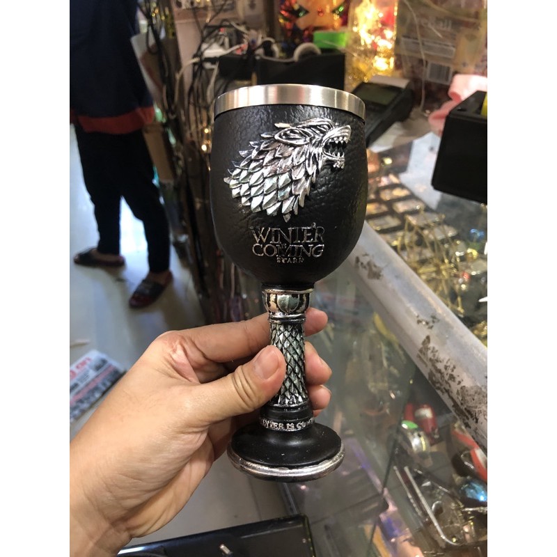 LY INOX HIỆP SĨ RỒNG CÁC LOẠI (GAME OF THRONES MEDIEVAL CHALET/GOBLET/TANKARD)