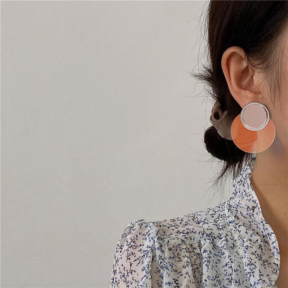 Khuyên Tai Hình Tam Giác Dáng Dài Thời Trang Cho Nữ