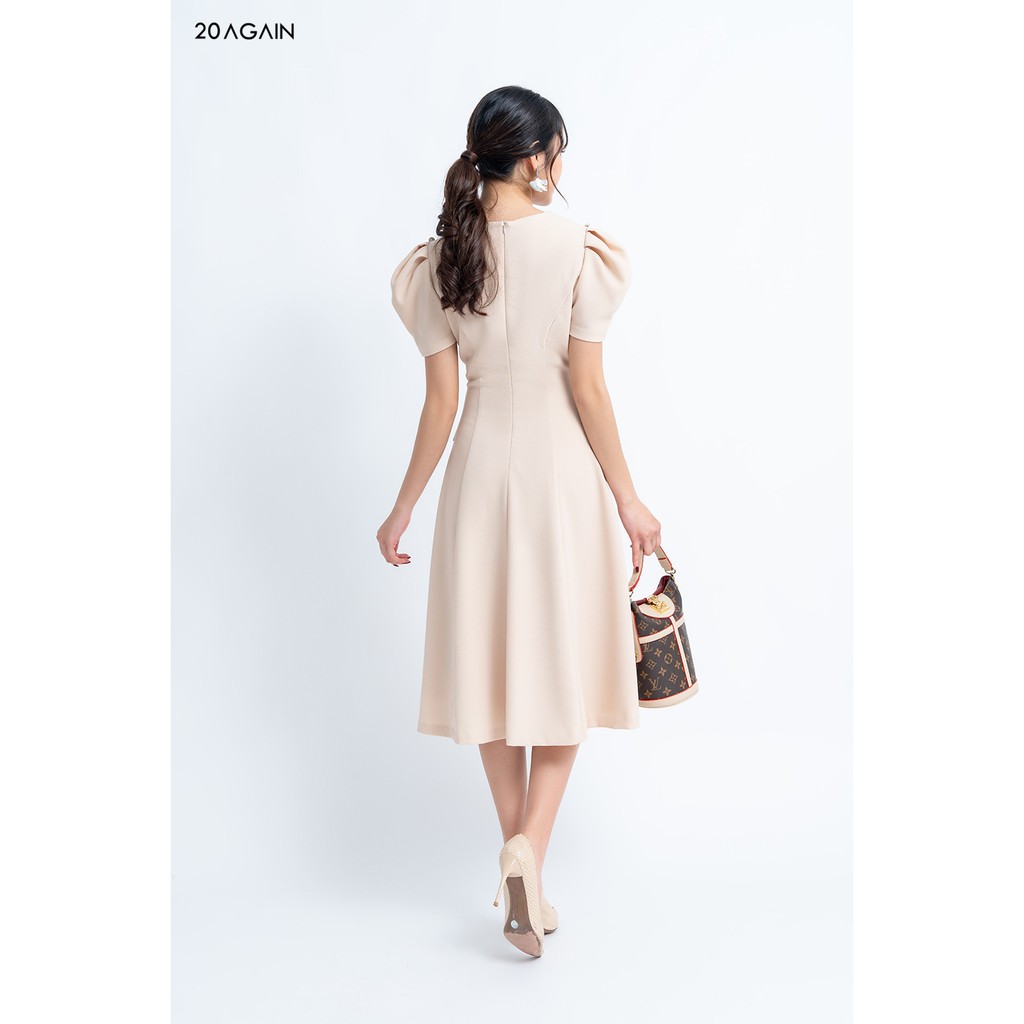 Đầm vải ngắn tay tay bồng phối ngực - 20 AGAIN - DEA0842 | BigBuy360 - bigbuy360.vn