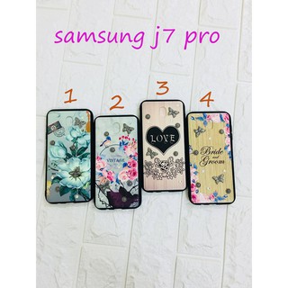 Ốp lưng thơi trang đính họa tiết nổi cho Samsung Galaxy J7 Pro