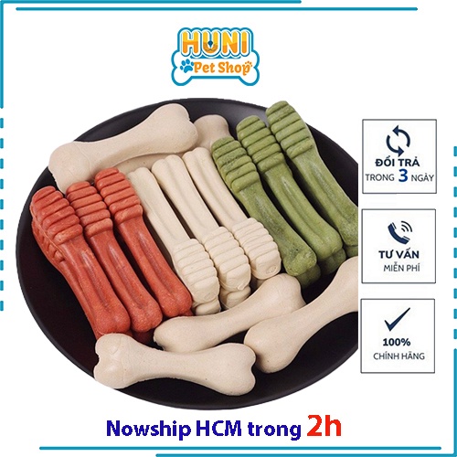 Bánh Xương Orgo Cho Chó Bổ Sung Canxi &amp; Sạch Răng - snack cho thú cưng Huni petshop