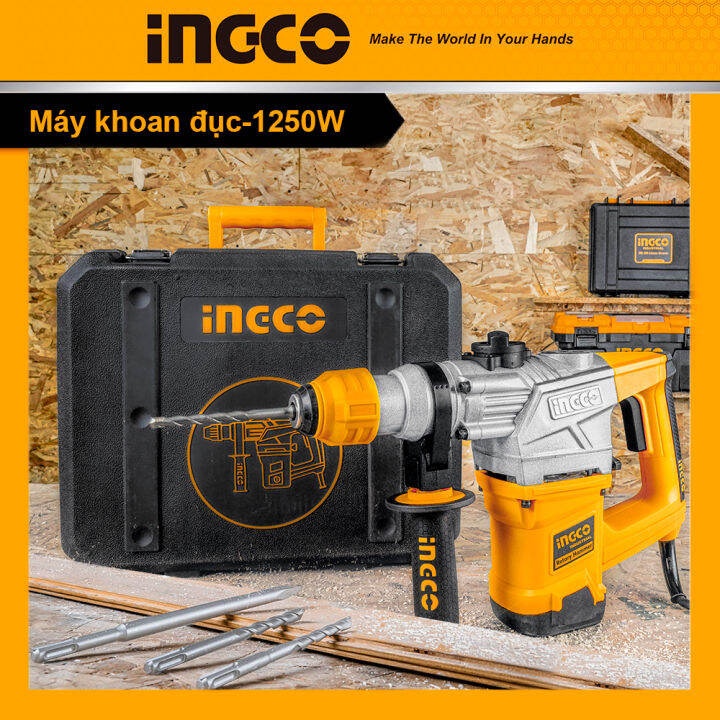 INGCO Máy khoan đục-1250W RH12008