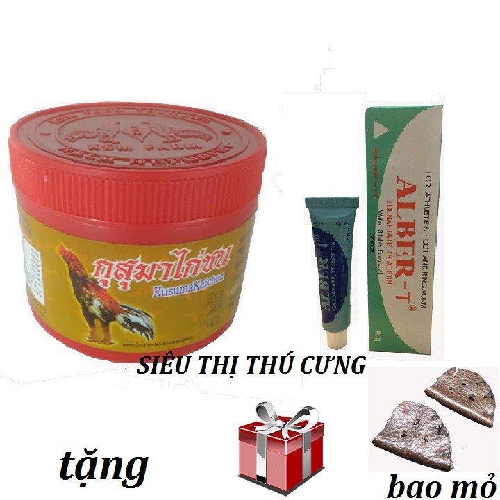 [ HỖ TRỢ PHÍ VẬN CHUYỂN ] COMBO LỌ THUỐC BỔ NỘI TẠNG ĐỎ VÀ THUỐC MỐC BÔI CHO GÀ - TẶNG BAO MỎ