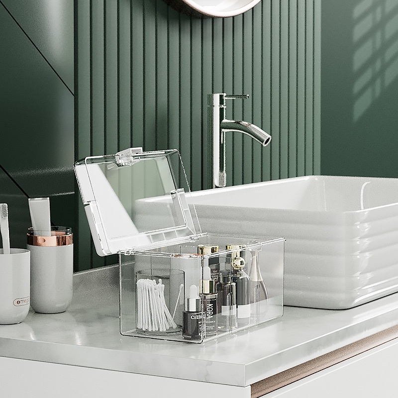 Hộp Đựng Thuốc Bằng Nhựa Trong Suốt Sức Chứa Lớn Tiện Dụng