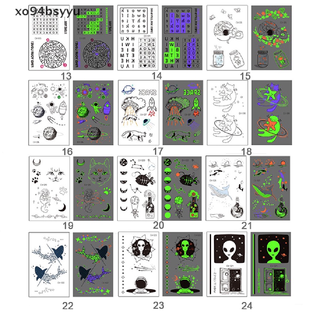 Miếng Dán Hình Xăm Tạm Thời Chống Thấm Nước Xo94Bsyu