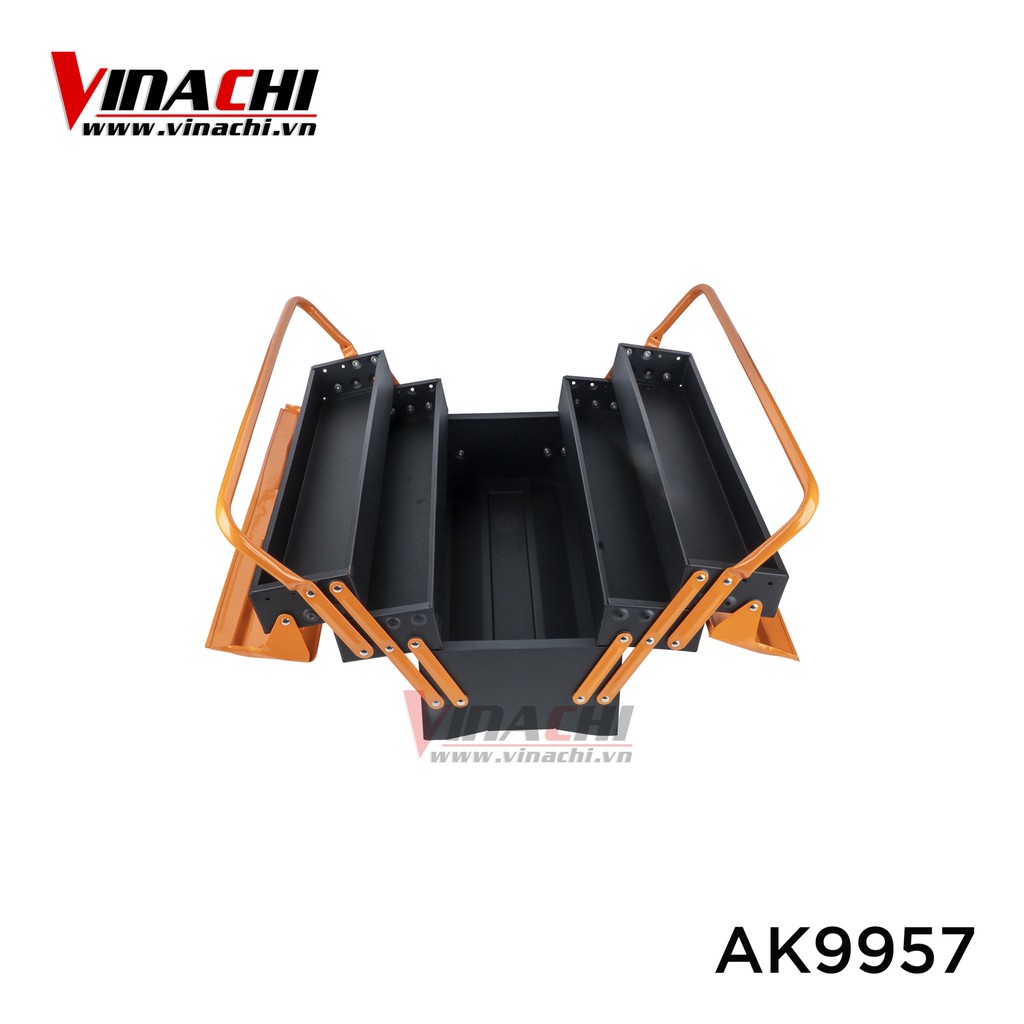 Hộp đựng đồ nghề Asaki AK9957 - 3 tầng 50x20x23cm