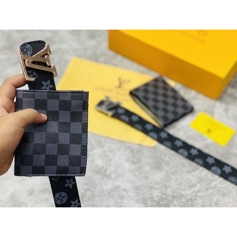 COMBO Ví + dây lưng L.V siêu rẻ siêu chất