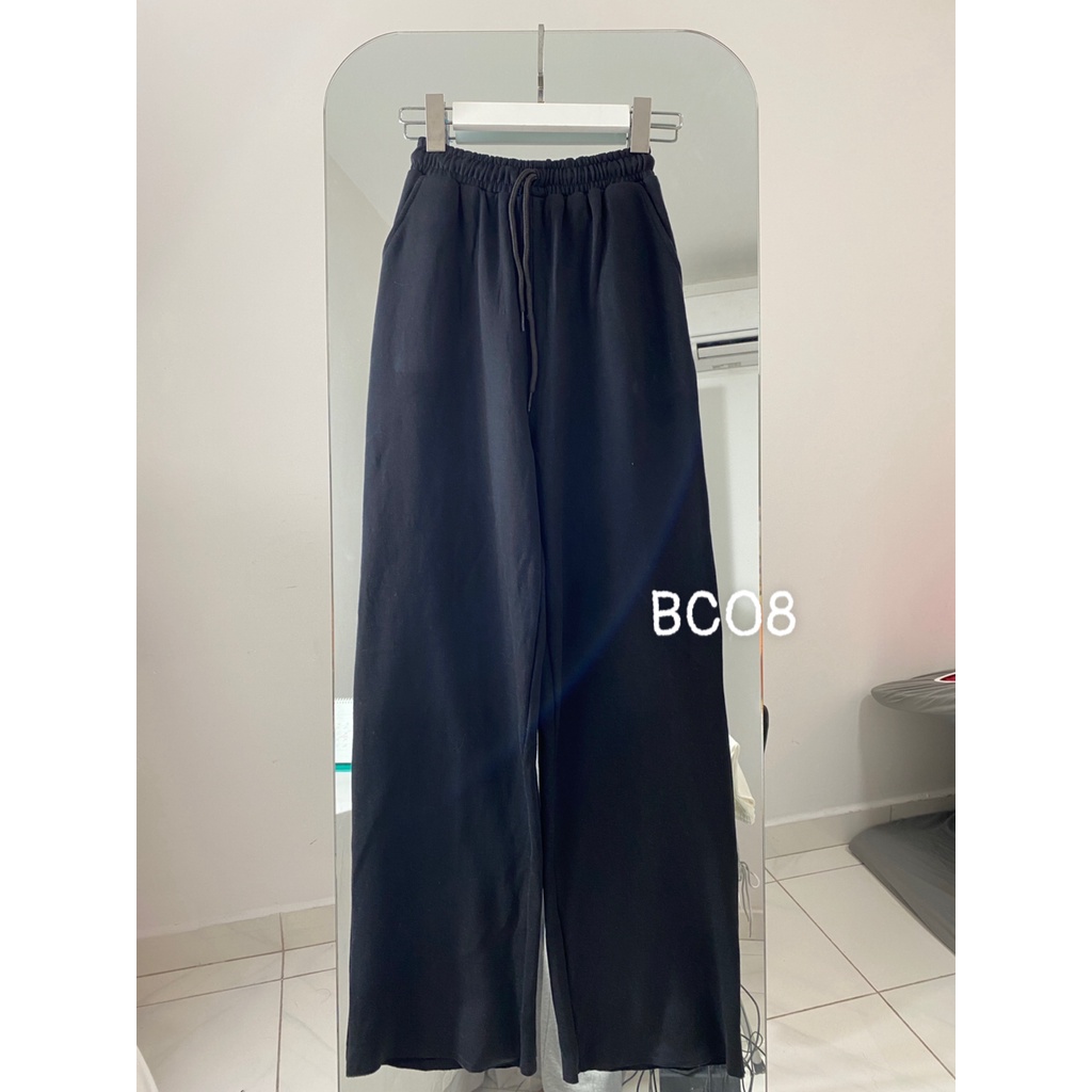 Quần Ống Suông Dáng Dài Hách Chân chất thun cotton ( From to) có size,4 màu
