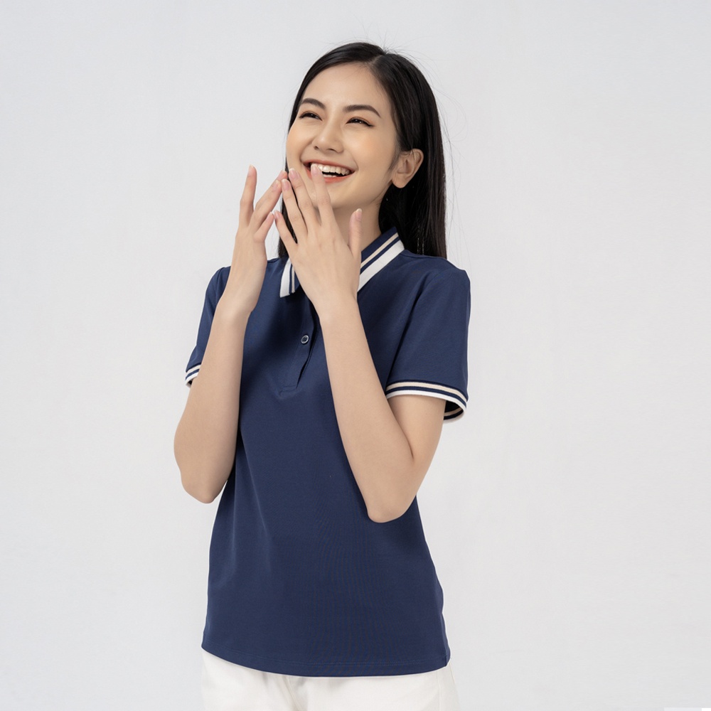 Áo polo nữ mắt chim YODY áo phông cao cấp , vải thoáng mát, thun hút ẩm tốt yody fashion APN3706 | BigBuy360 - bigbuy360.vn