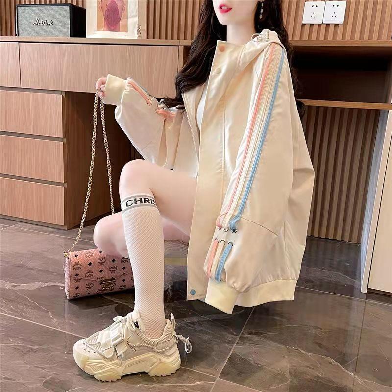 Áo Khoác Dáng Rộng Phong Cách Hàn Quốc Thời Trang Mùa Xuân Mới Cho Nữ