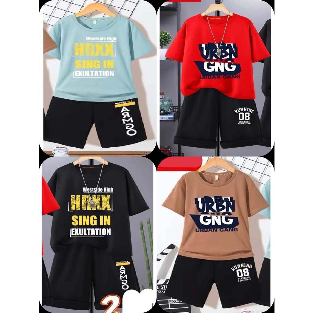 Set bộ quần áo dành cho bé trai 18-45kg mẫu HRXX. Thiết kế đẹp, đường may kỹ. MA22.