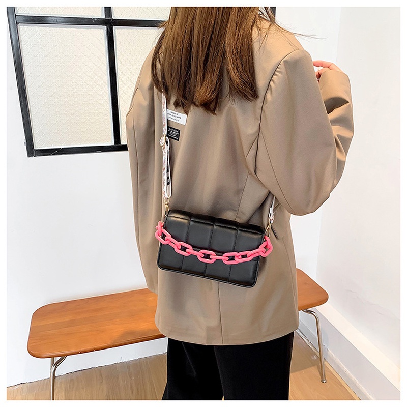 Túi Vuông Đeo Chéo Vai Có Dây Đeo Sợi Xích NB00188