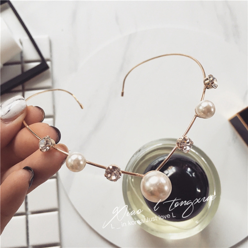 Phụ kiện cài tóc đính đá/ngọc trai nhân tạo dễ thương thời trang cho nữ nhiều kiểu tùy chọn