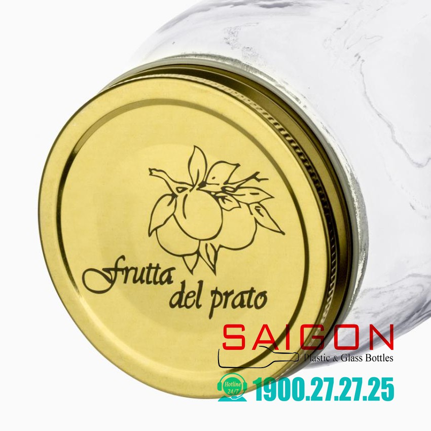 Hũ Thủy Tinh Mason Nắp Vặn Nhôm 1000ml | 500ml | 300ml