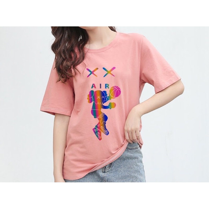 [Nhập XUONA30 giảm 30k đơn từ 300]Áo Phản Quang, Áo Thun Unisex Kaws Air