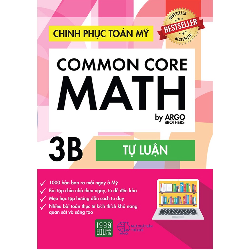 Sách - Chinh Phục Toán Mỹ - Common Core Math (Tập 3B)