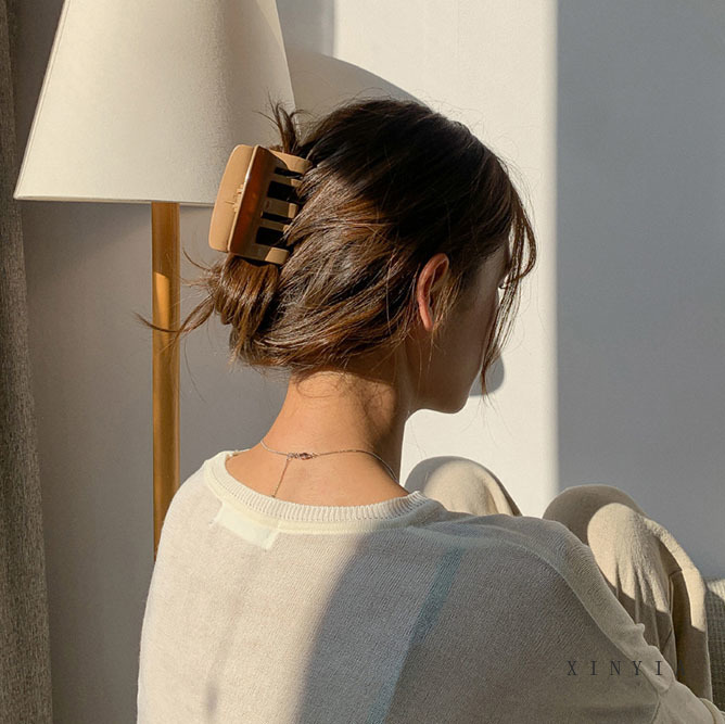 Kẹp Tóc Acetate Nhiều Màu Tùy Chọn Phong Cách Hàn Quốc Thời Trang