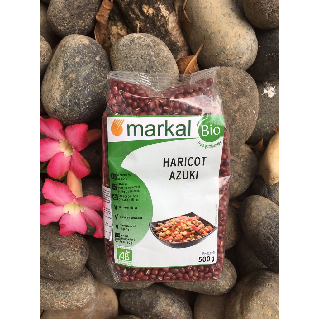 Đậu đỏ azuki hữu cơ Markal 500g