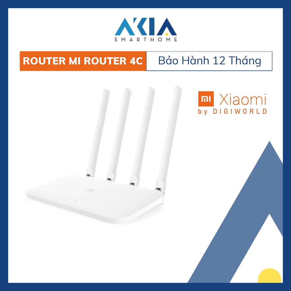 Bộ Phát Sóng Wifi Tốc Độ Cao Xiaomi Mi Router 4C Bản Quốc Tế - Bảo hành 12 tháng