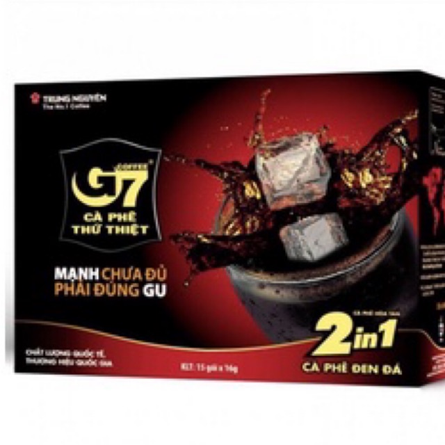 Cà Phê Trung Nguyên G7 Đen Đá 240g
