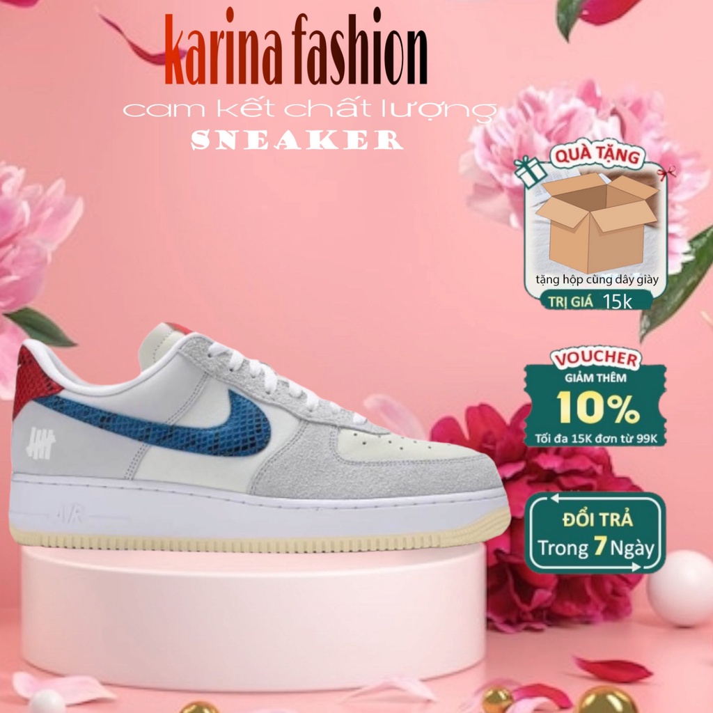 Giày Sneaker AF1 Dunk vệt xanh x OG chất lượng-karina fashion