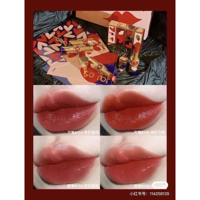 Son YSL Rougr Volupté Shine limited vỏ trái tim phiên bản giới hạn | BigBuy360 - bigbuy360.vn