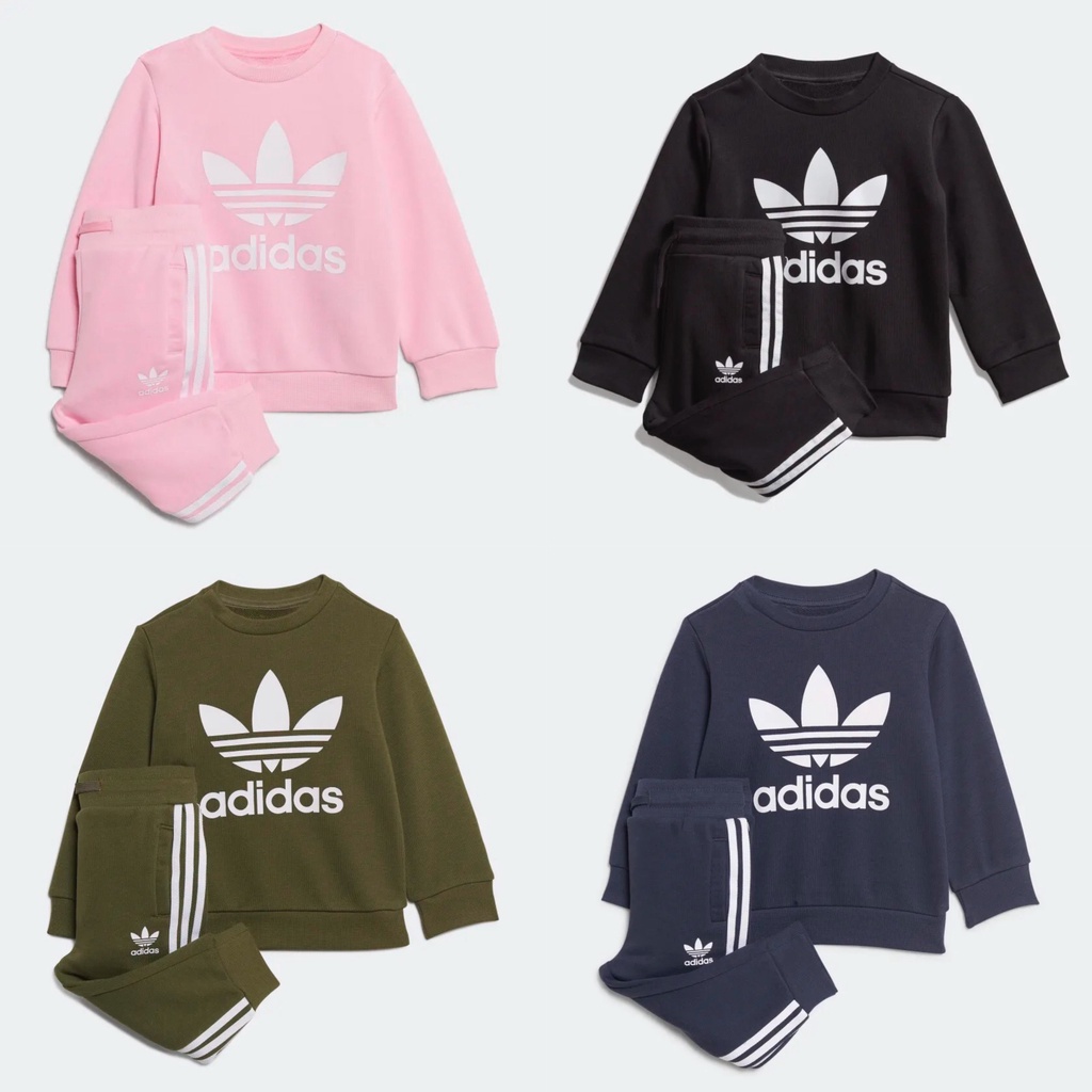 Bộ nỉ thu đông trẻ em - Set bộ nỉ da cá Adidas Tqxk cho bé trai bé gái size 90-150 (11-33kg)