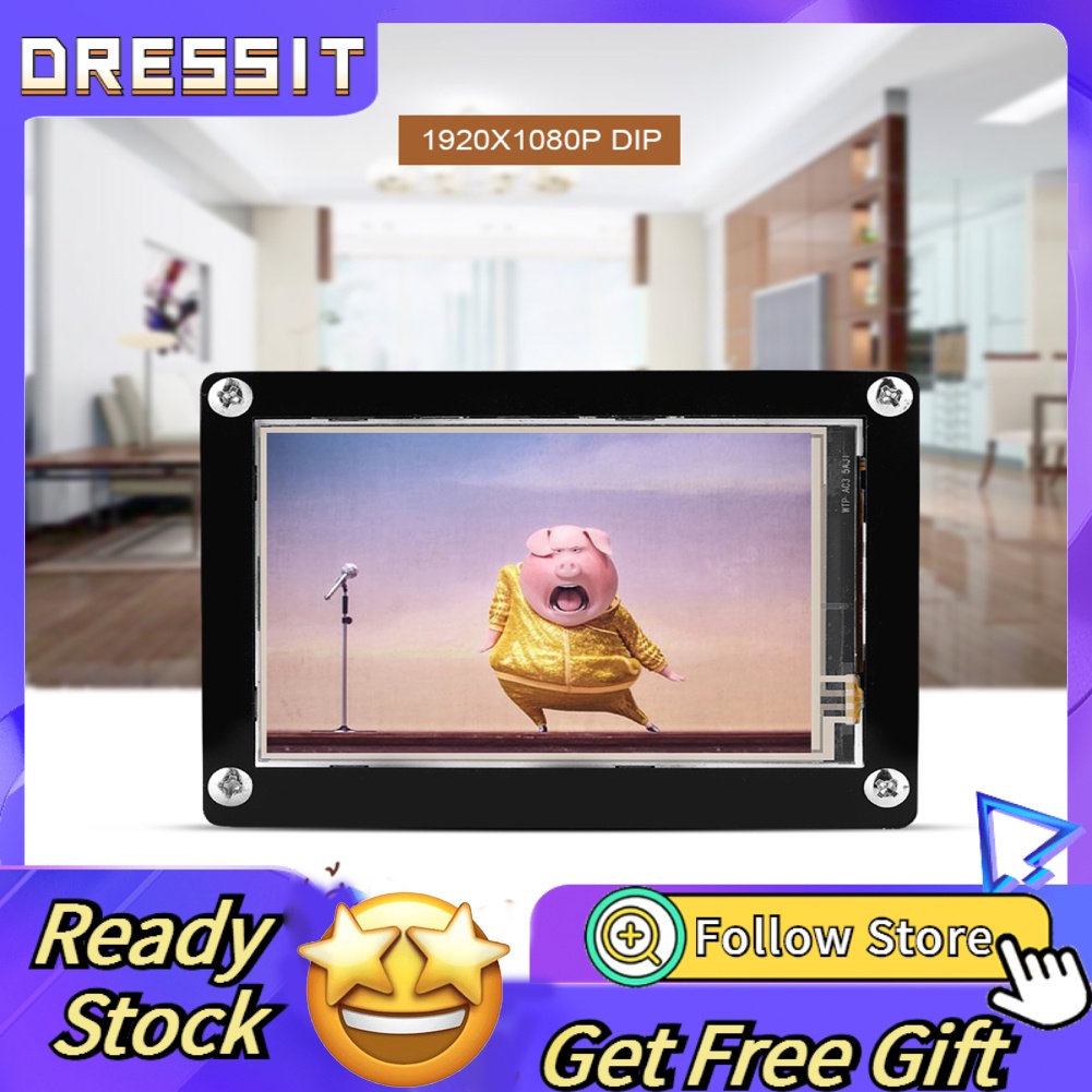 Bộ thiết bị màn hình Lcd 1080p Ips 60fps 3.5 Inch Hdmi Cho Raspberry Pi +