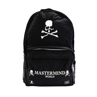 Balo Mastermind World logo embroidery black backpack [Hàng cao cấp]