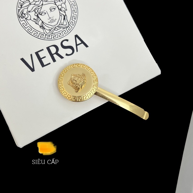 Kẹp tóc logo versace sang xịn hàng siêu đẹp