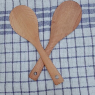 Thìa /vá xới cơm gỗ nhãn 23x7cm