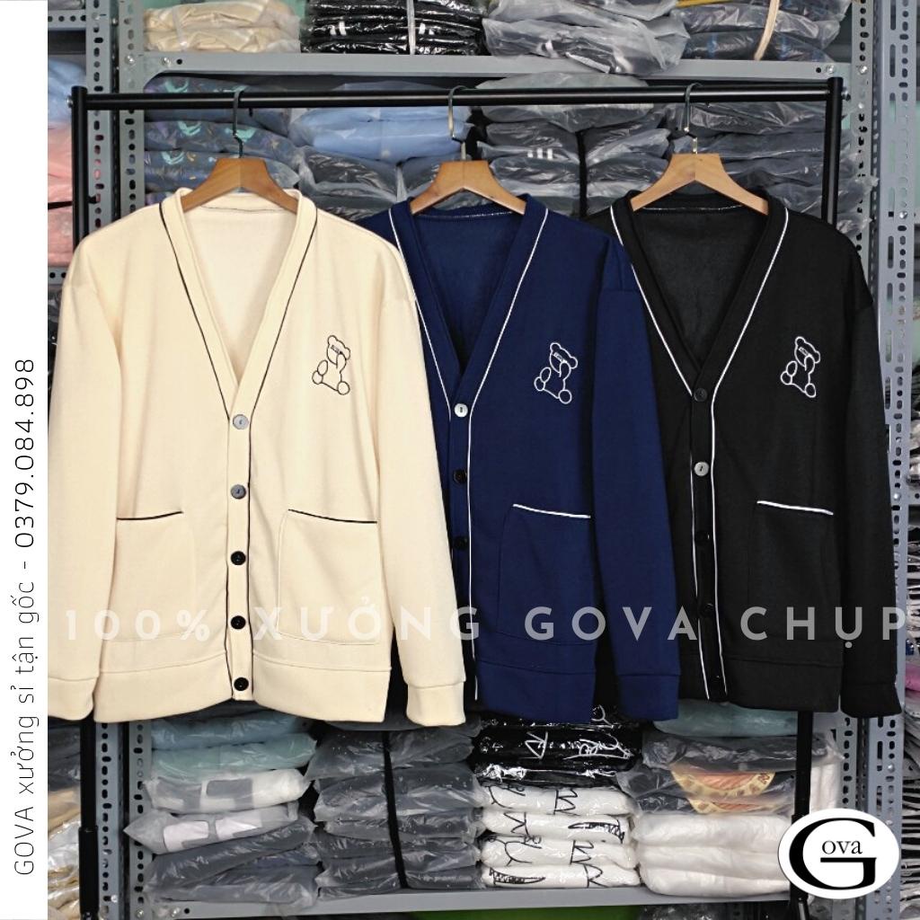 Áo Khoác Nỉ GẤU LOVE Nam Nữ Form Rộng BomberUnisex Chất Vải Nỉ Hình In Đẹp GOVA