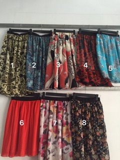 ChÂn váy voan hoa ( nhiều màu)