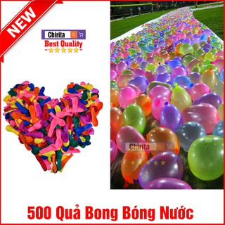 Bong Bóng Nước Tròn Đủ Màu Loại 500 Cái - Happy Time Balloon B500