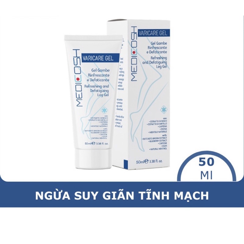 Kem Giãn Tĩnh Mạch Medicosh Varicare Gel Hiệu Quả Số 1 Tại Italy