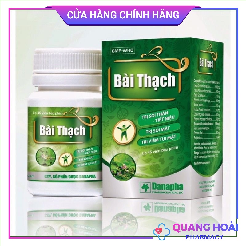 Bài Thạch Danaphar Viên uống phòng ngừa sỏi thận, tiết niệu, sỏi mật
