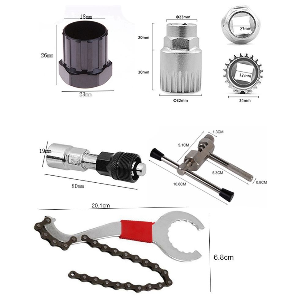 1/4 Dụng Cụ Sửa Chữa Dây Xích Xe Đạp Leo Núi Đa Năng Chất Lượng Cao