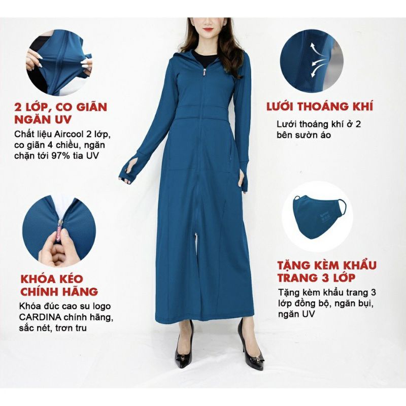 Áo chống nắng Bigsize lưới thoáng khí Cá Voi (60-100Kg) HT34