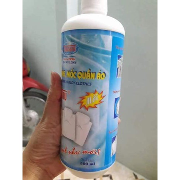 Nước tẩy quần áo tracatu 500ml- 300ml