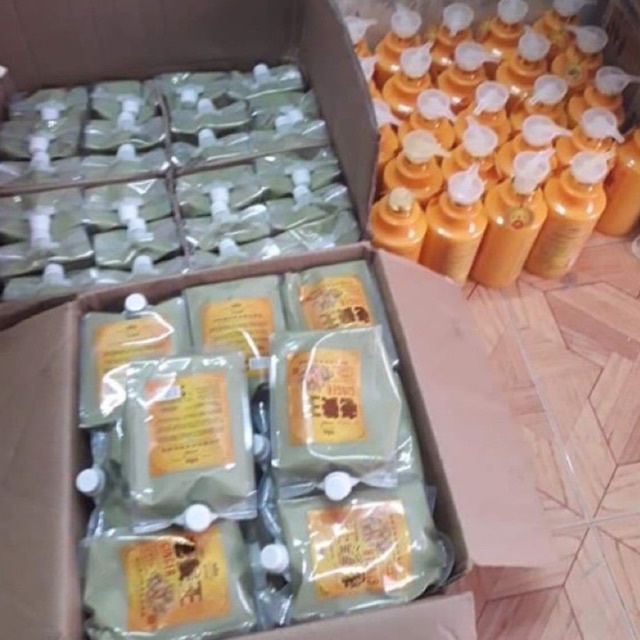 Dầu Gội+ Xả Gừng Tươi Nguyên chất cải thiện gàu, rụng 1000ml